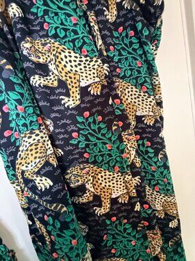 Printfresh Bagheera Long Pajama Set | Size Medium | Black